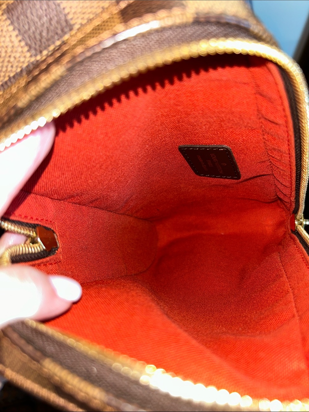 Louis Vuitton Damier Ebene Brown Belt Bag - Picture 9 of 12